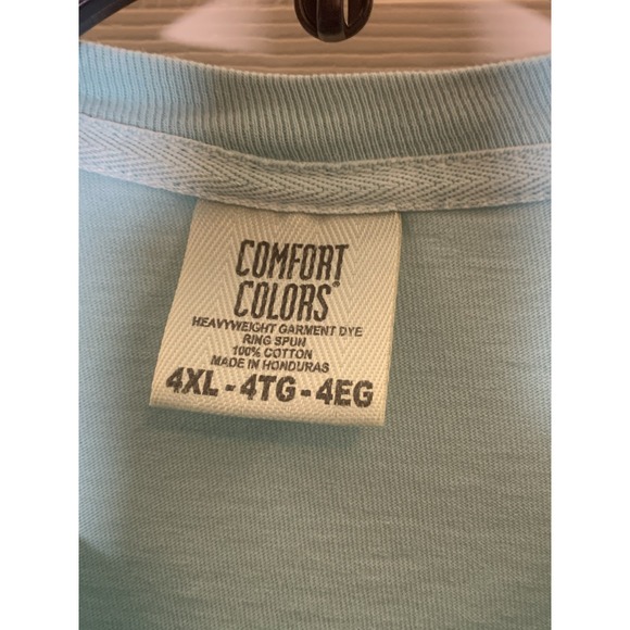 Comfort Colors 50th Birthday Crew T-Shirt Women 4XL Blue Good Glitter Graphic - Picture 3 of 4